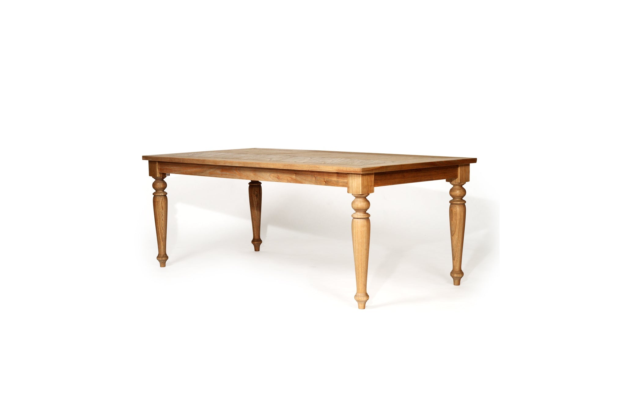 Brian Old Wood Dining Table – 2.4m (Solid Top)