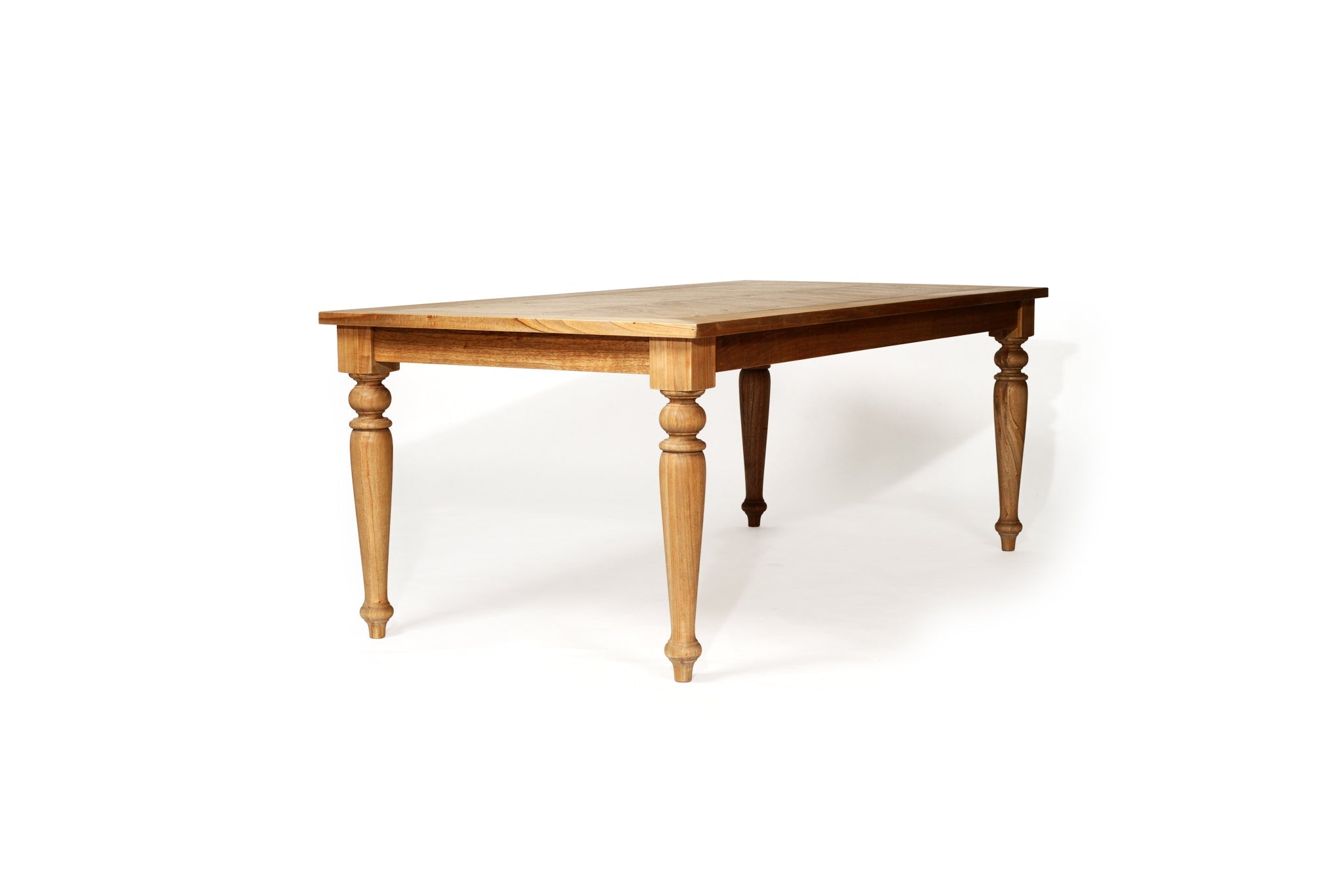 Brian Old Wood Dining Table – 2.4m (Solid Top)