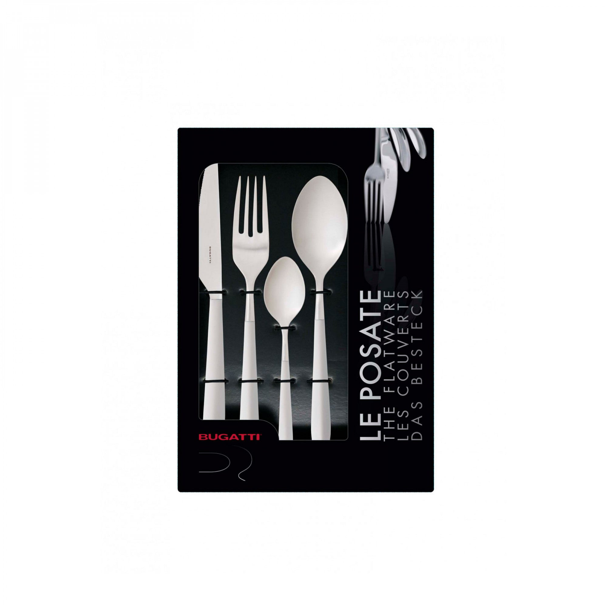 Bugatti Ares 16pc Cutlery Gift Boxed Set Ivory