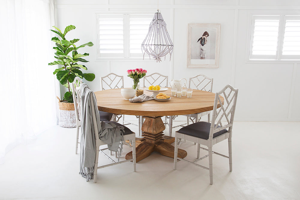 Thomas Mahogany Dining Chair – French Grey