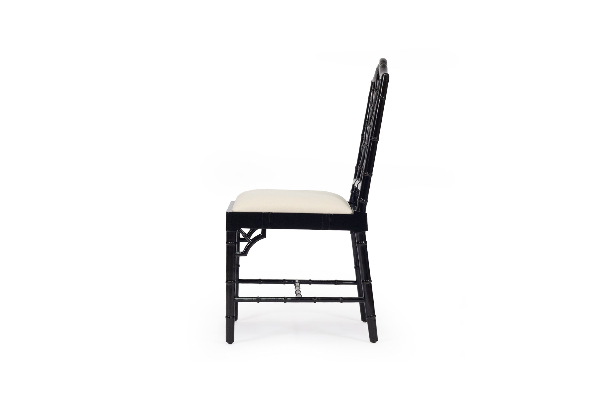 Thomas Mahogany Dining Chair – Black