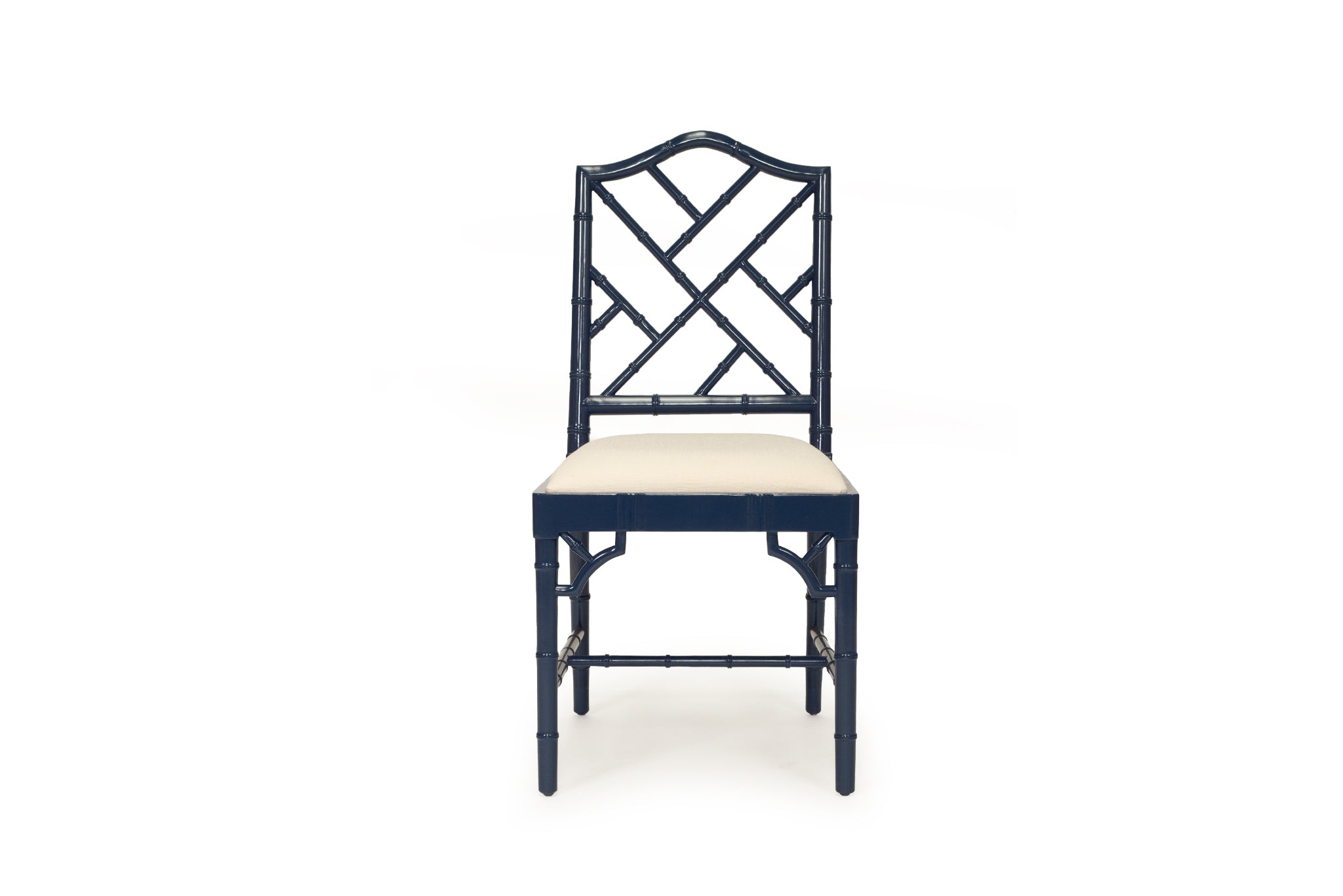 Thomas Mahogany Dining Chair – Navy
