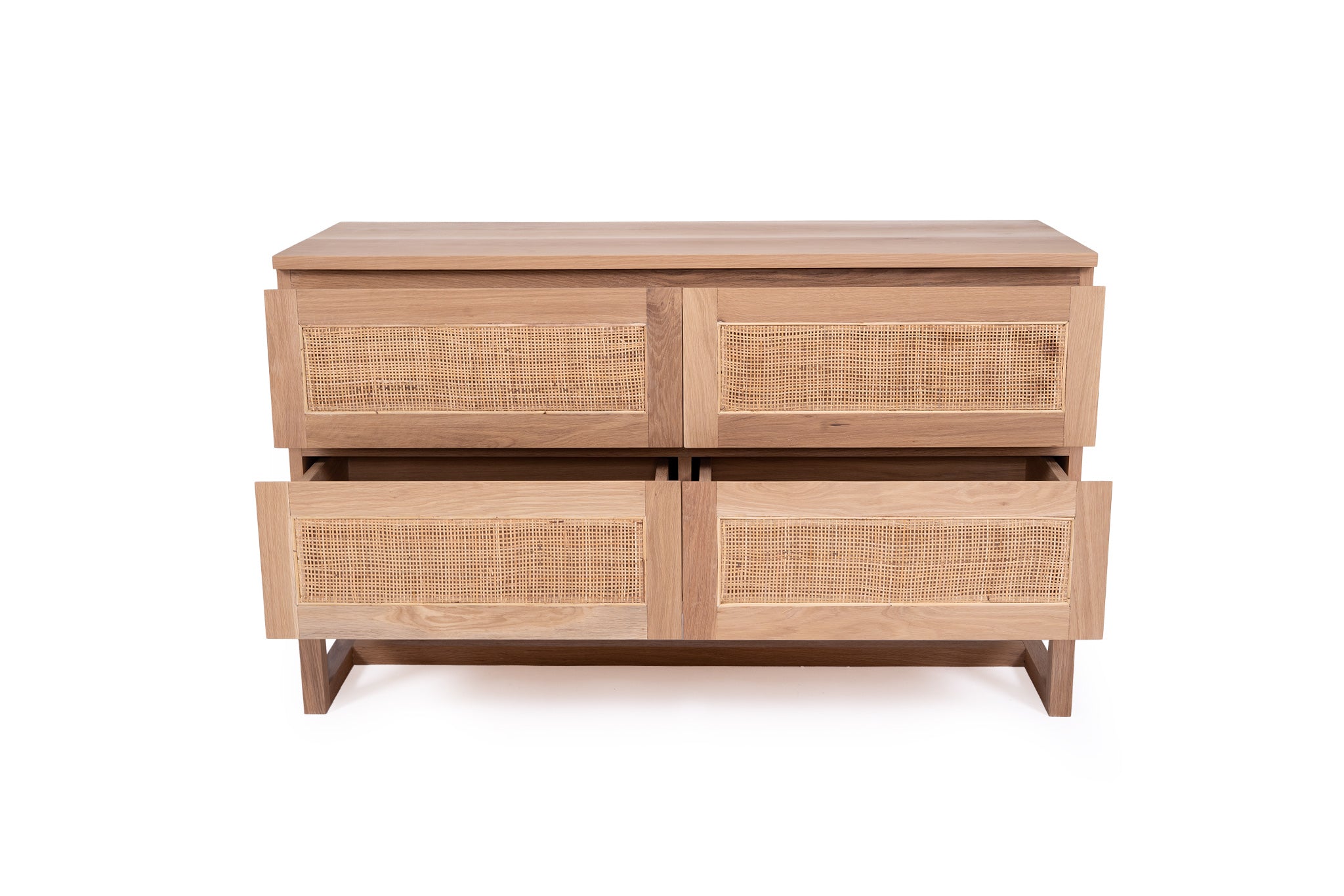 Dover American Oak Chest Of Drawers – 4 Drawers