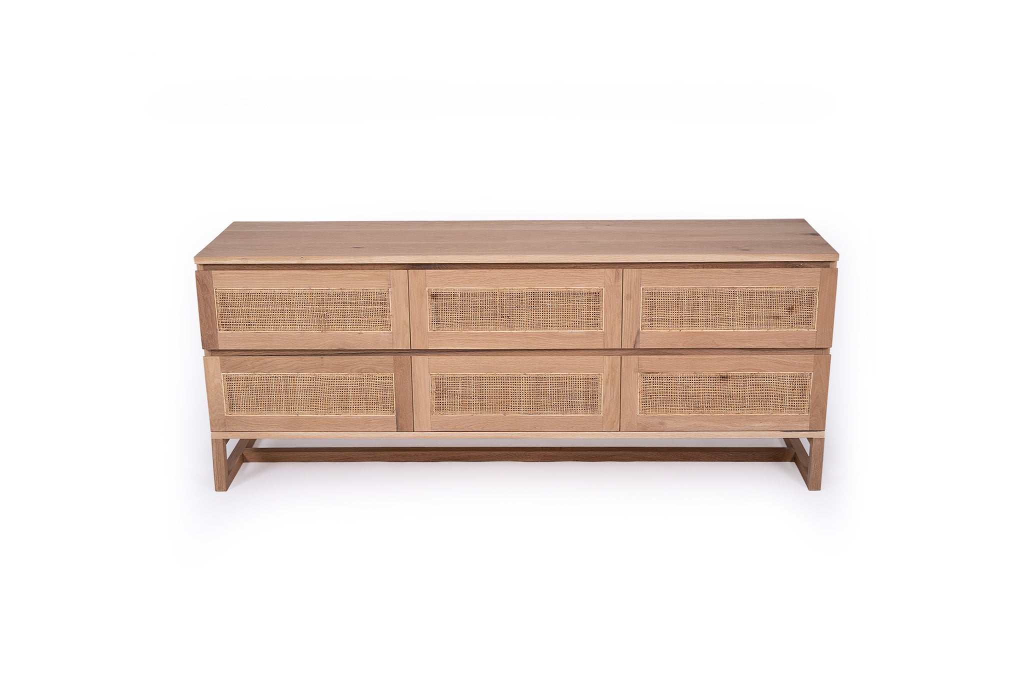 Dover American Oak Chest Of Drawers – 6 Drawers