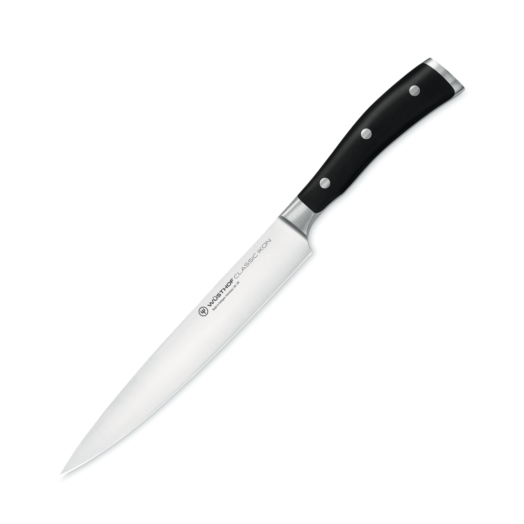 Wusthof Classic Ikon Black Carving Knife 20cm 1040330720