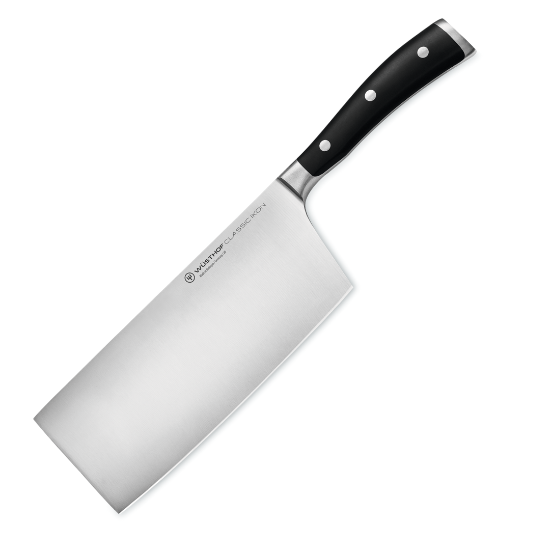 Wusthof Classic Ikon Black Chinese Cook's Knife 18cm 1040331818