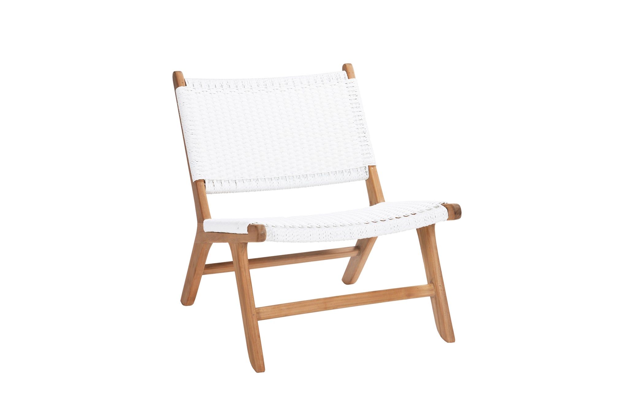 Cronulla Indoor/Outdoor Accent Chair – White (Close Weave)