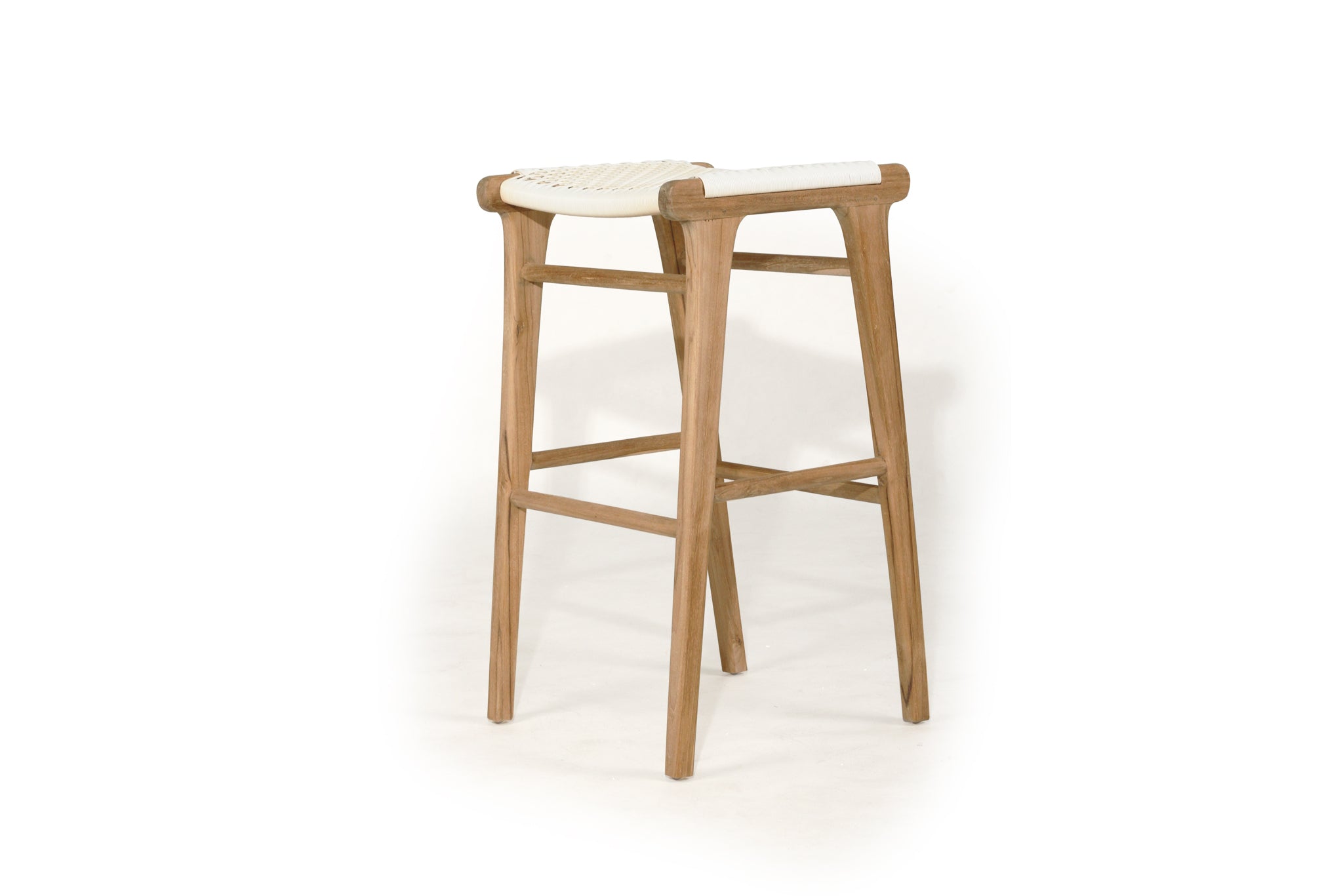 Cronulla Indoor/Outdoor Backless Counter Stool – White