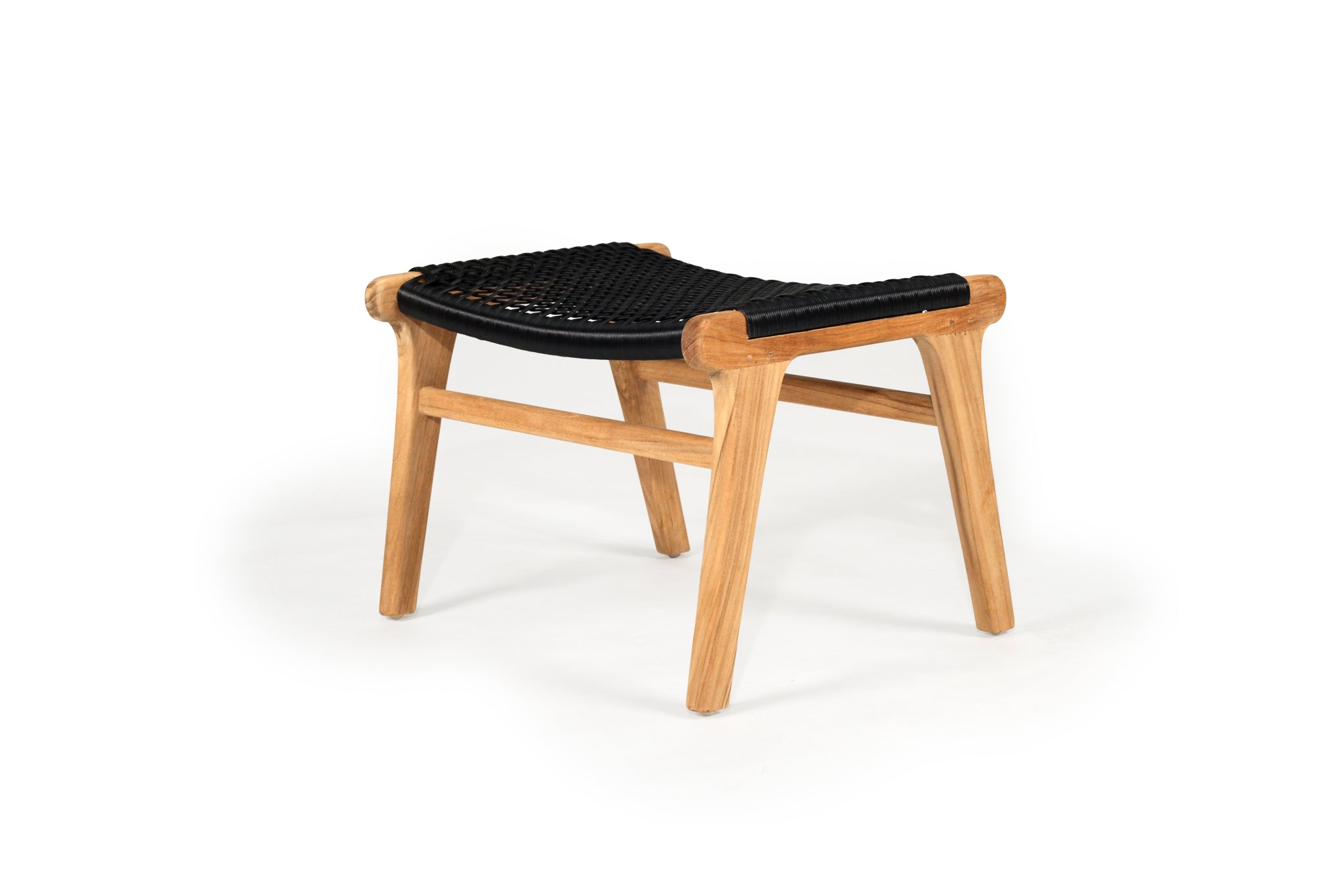 Cronulla Indoor/Outdoor Lazy Chair Ottoman – Black
