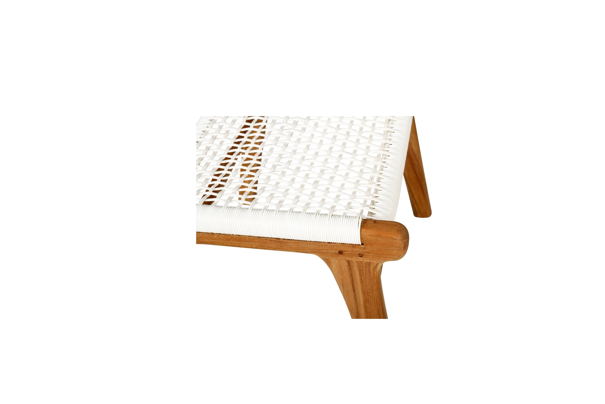 Cronulla Indoor/Outdoor Lazy Chair Ottoman – White