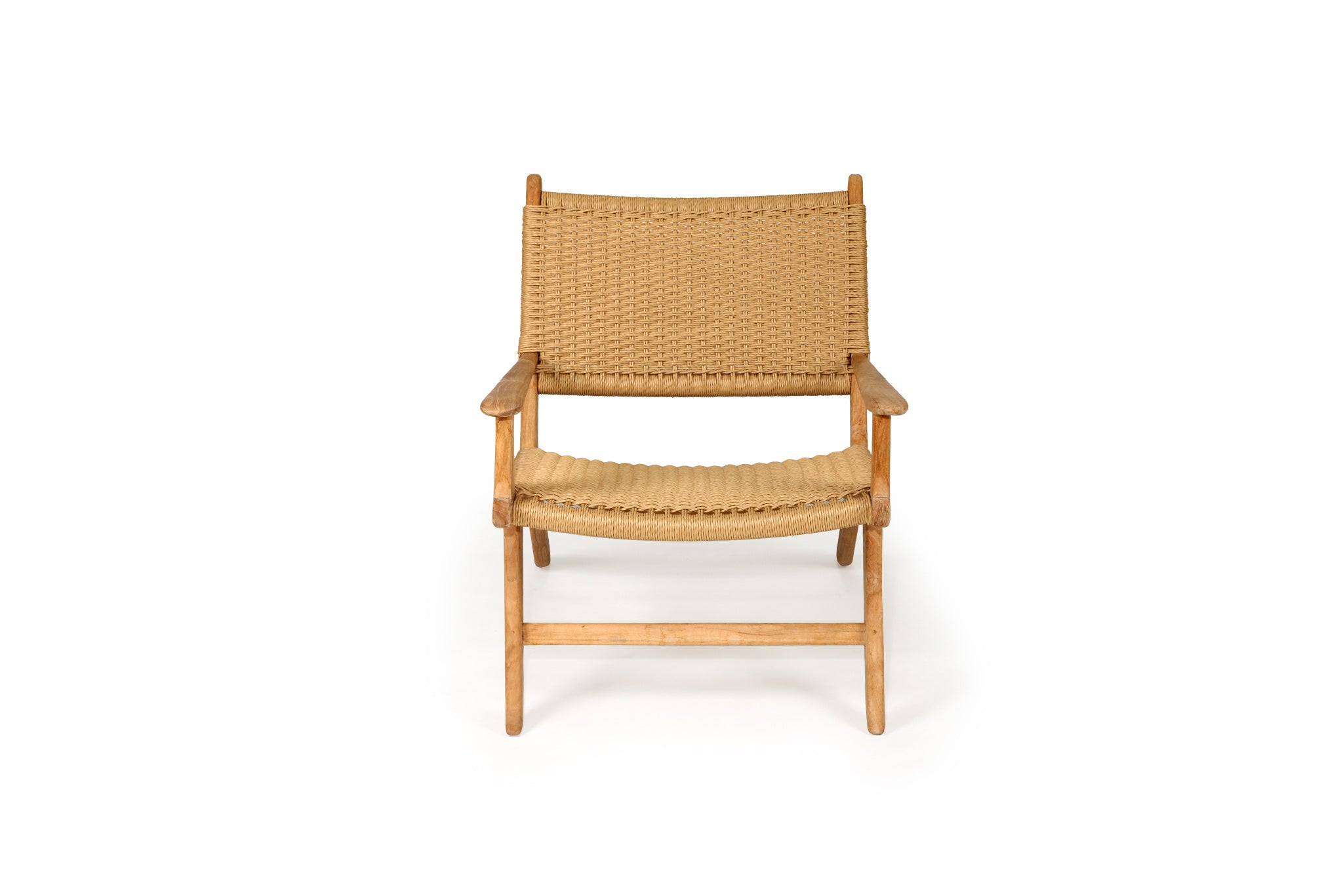 Cronulla Indoor/Outdoor Accent Armchair – Sand (Close Weave)