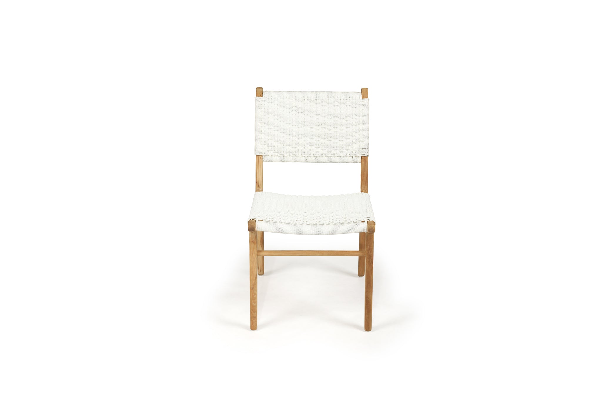 Cronulla Indoor/Outdoor Dining Chair – White (Close Weave)