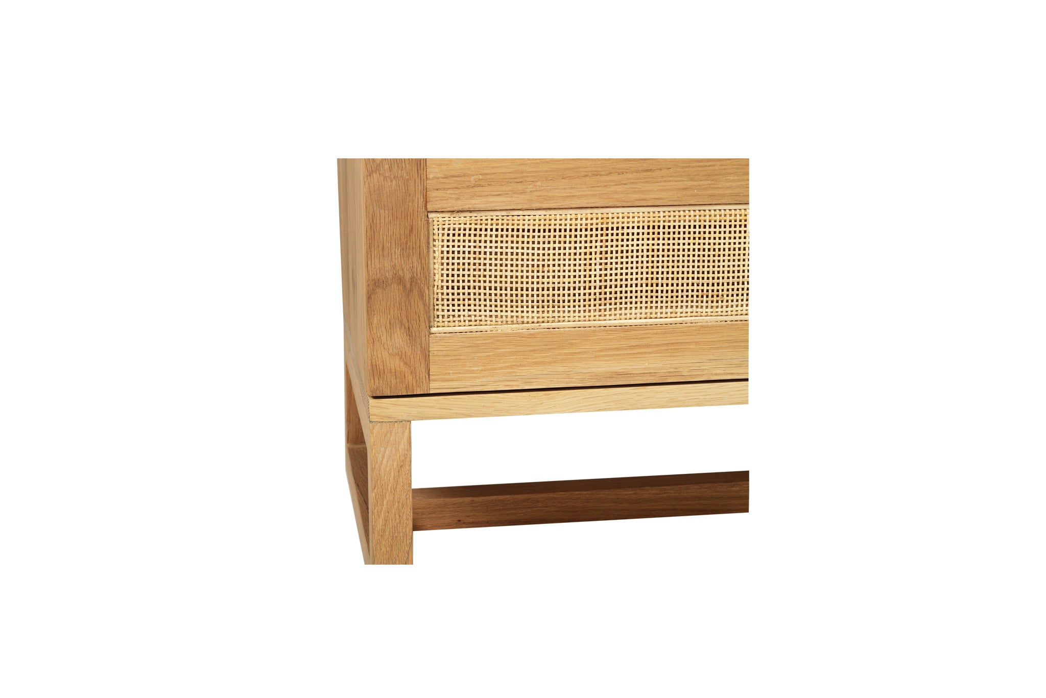Dover American Oak Bedside Table – 55cm