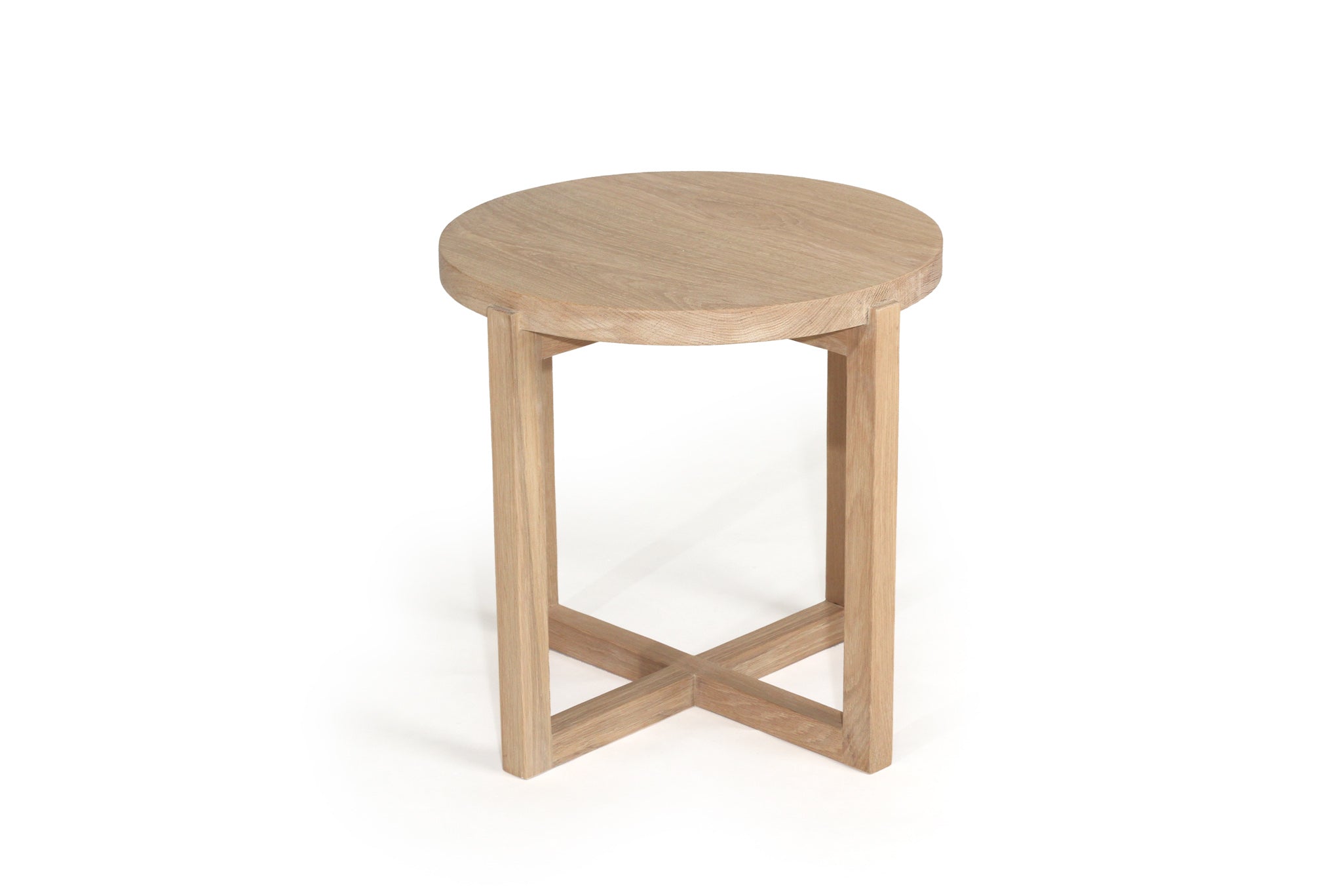 Dover American Oak Side Table – 50cm