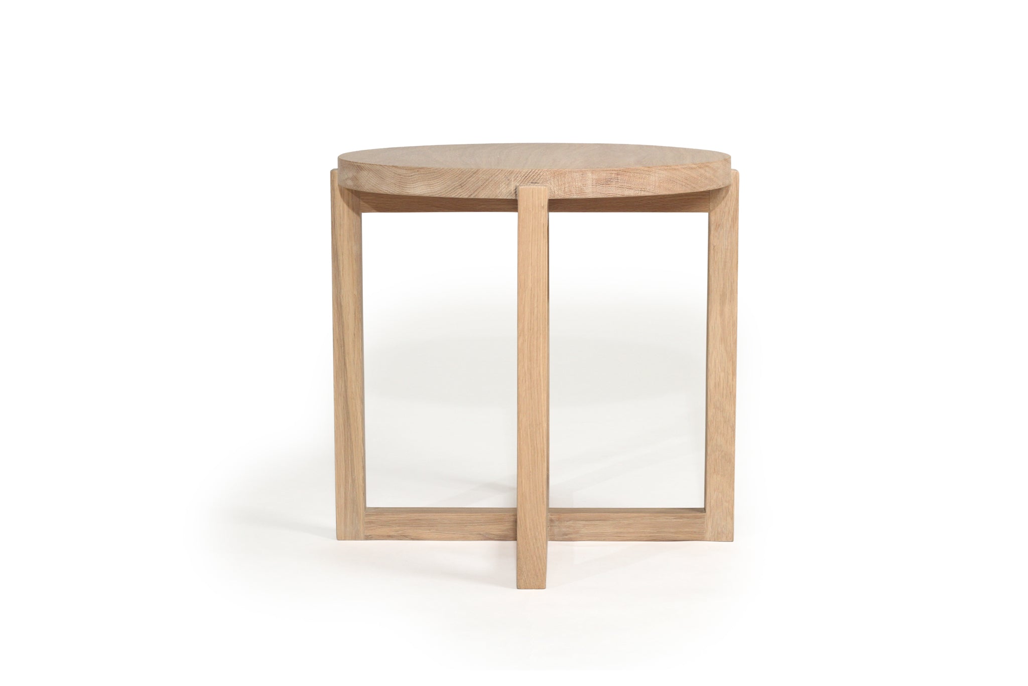 Dover American Oak Side Table – 50cm