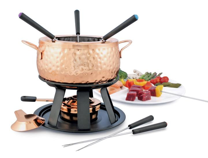 Swissmar Biel 11pc Copper Fondue Set