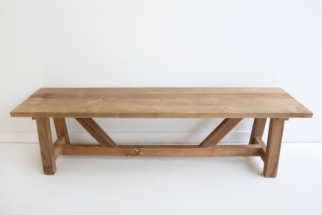 Farmhouse Reclaimed Teak Dining Table – 3.5m