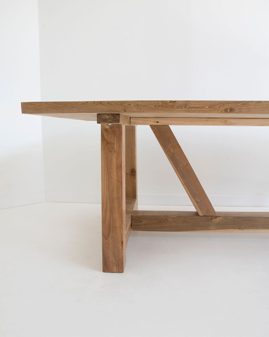 Farmhouse Reclaimed Teak Dining Table – 3.5m