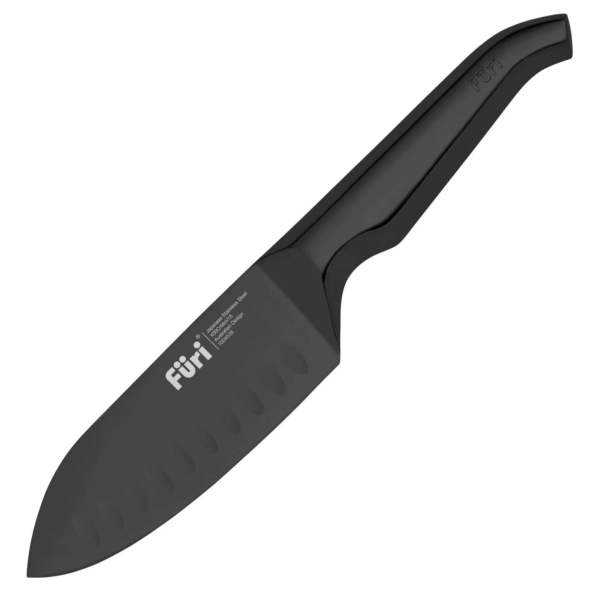 Furi Pro Jet Black East/West™ Santoku Knife 13cm