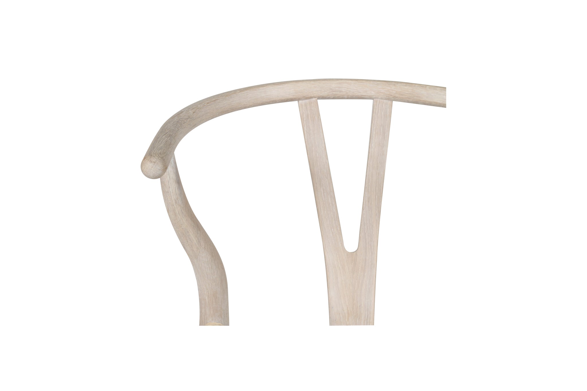 Hans Wegner Wishbone Replica Counter Stool 65cm – White Coastal Oak