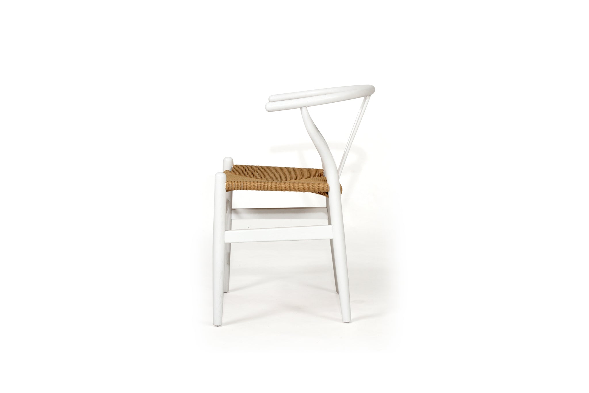 Hans Wegner Wishbone Replica Dining Chair – White