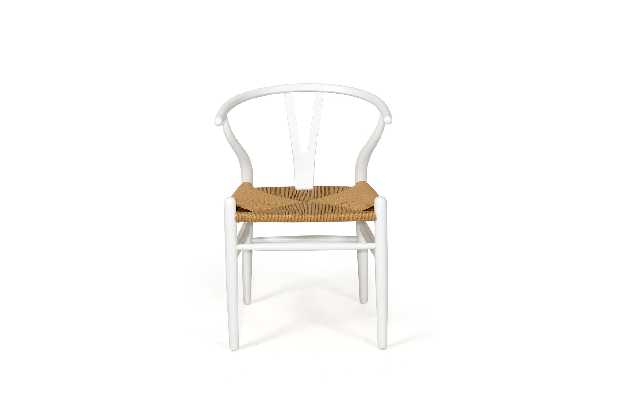 Hans Wegner Wishbone Replica Dining Chair – White