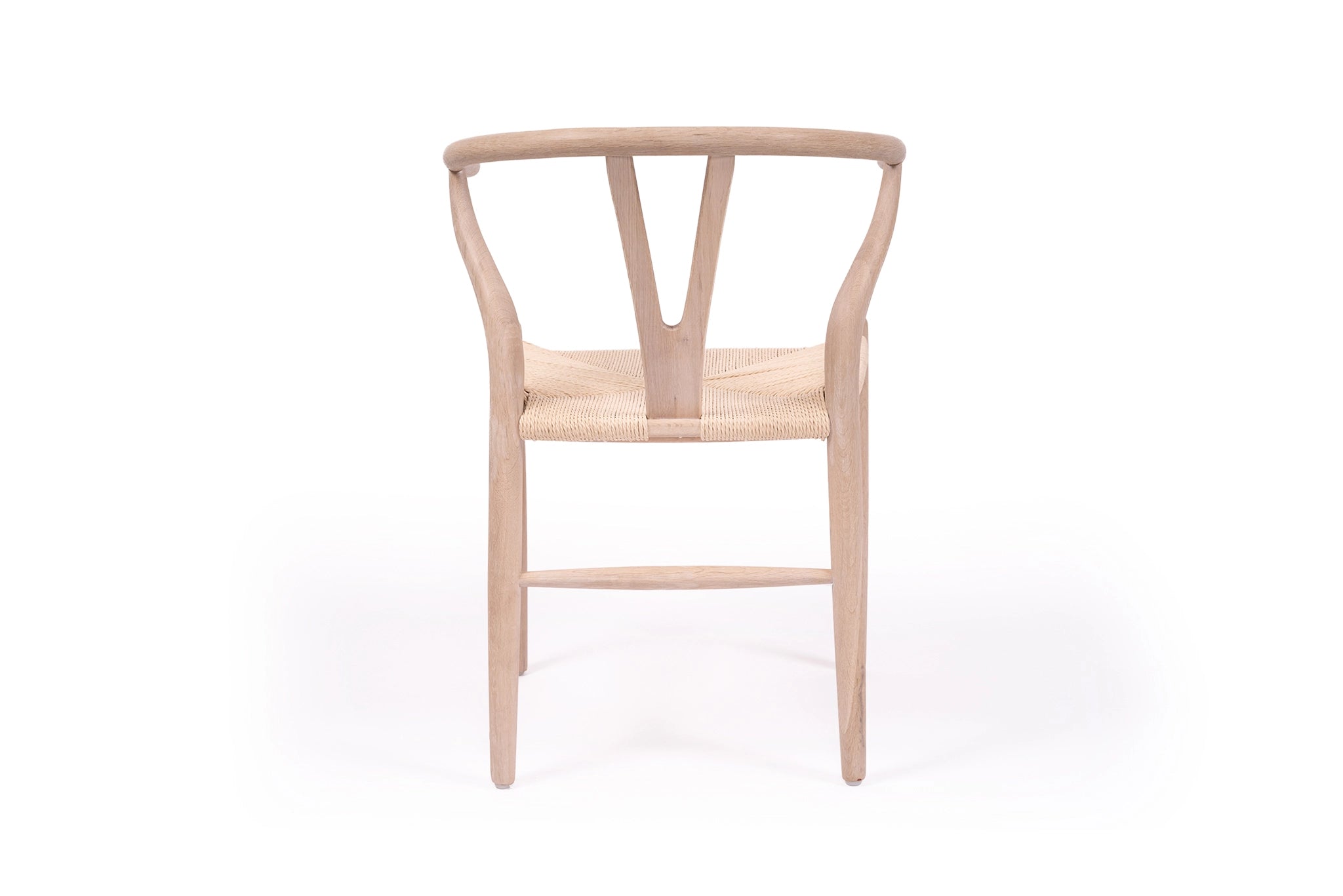 Hans Wegner Wishbone Replica Dining Chair – White Coastal Oak
