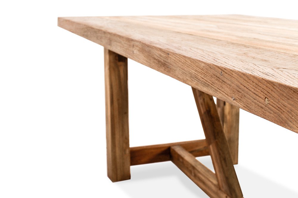 Katoomba Reclaimed Teak Outdoor Dining Table – 3m