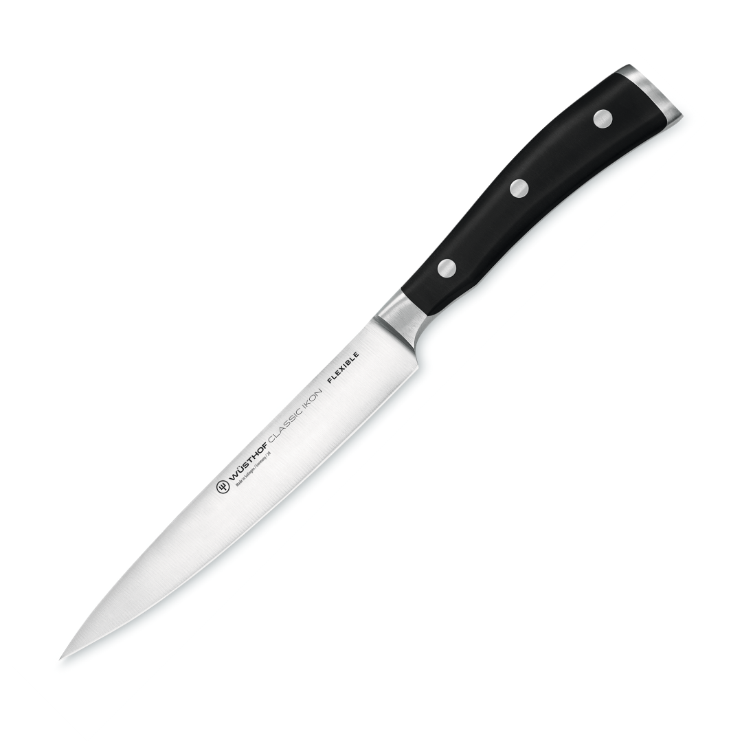 Wusthof Classic Ikon Black Fillet Knife 16cm 1040333716
