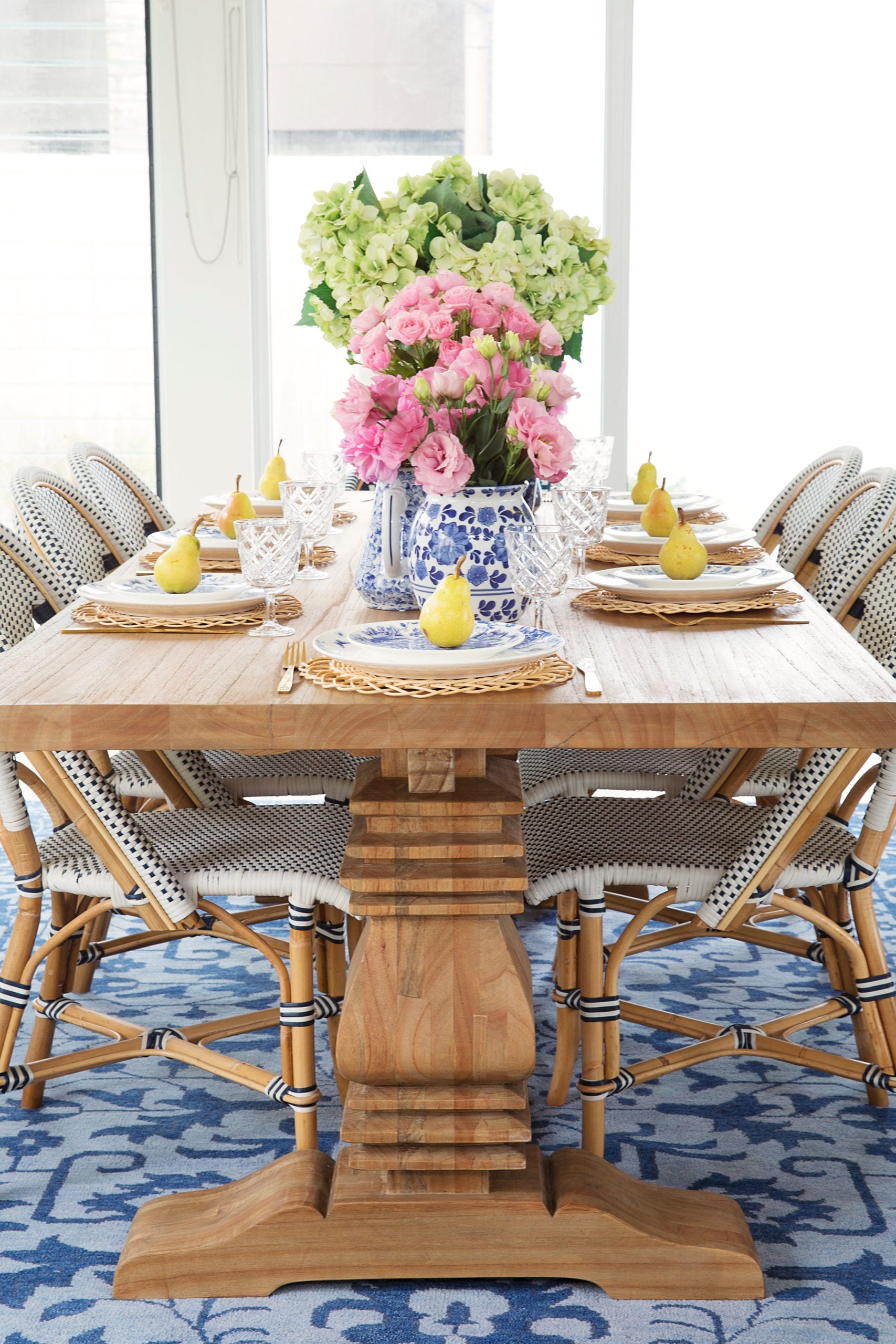 Woollahra Mindi Wood Pedestal Table