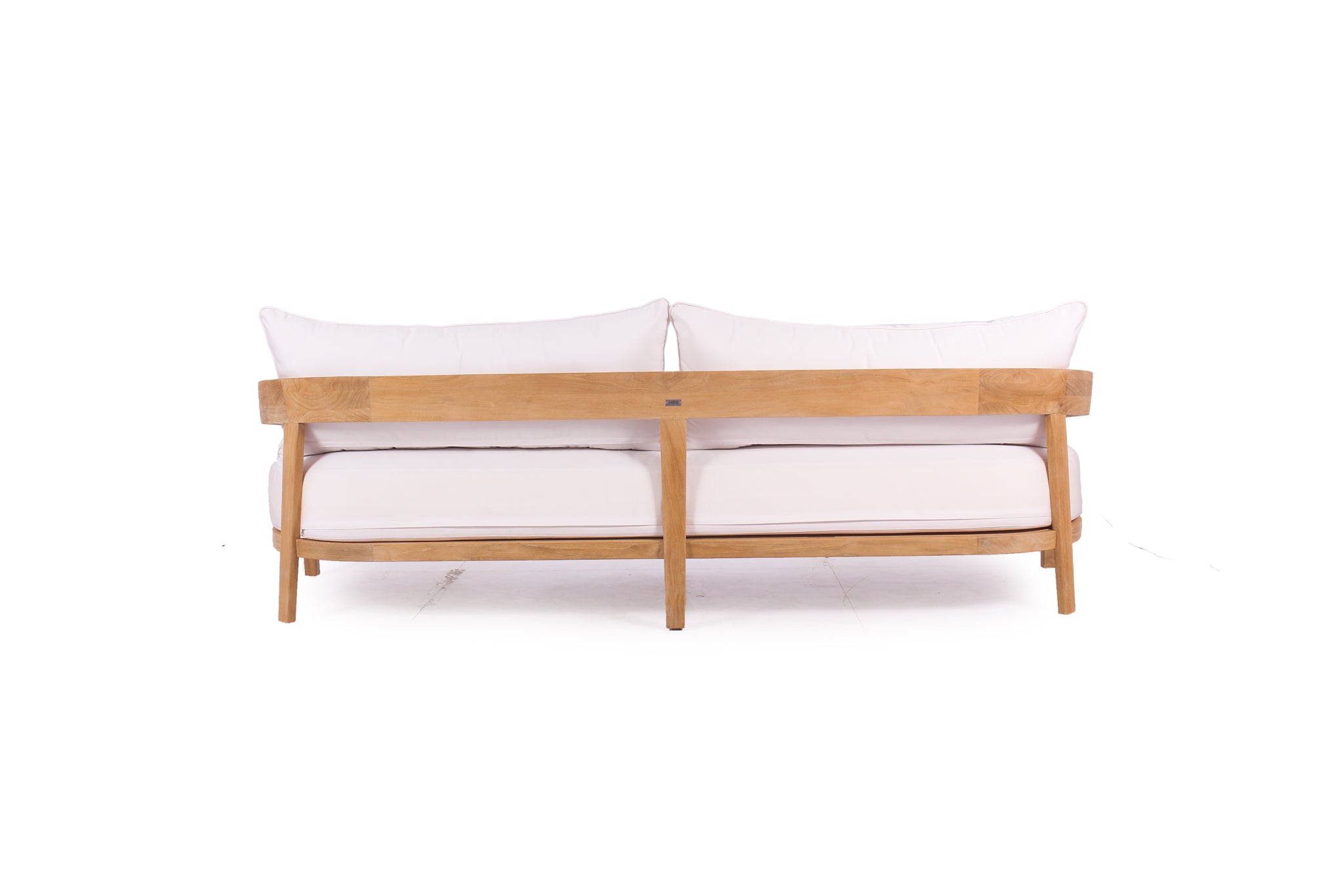 Queenscliff Teak Outdoor Sofa – 3 Seater – White