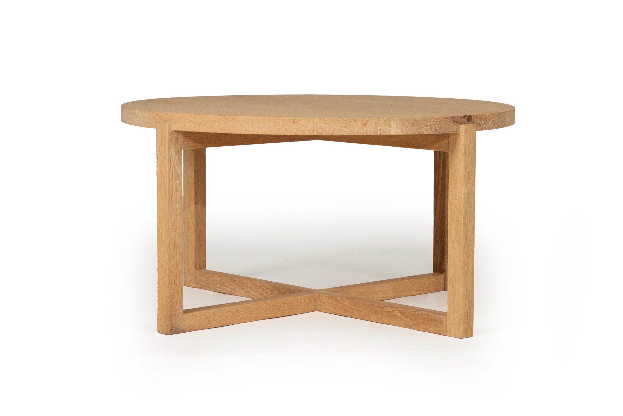 Dover American Oak Round Coffee Table – 60cm