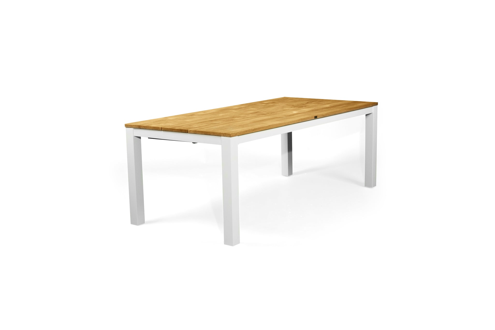 Rose Bay Outdoor Extension Table 3.1m – White Powder Coated Legs