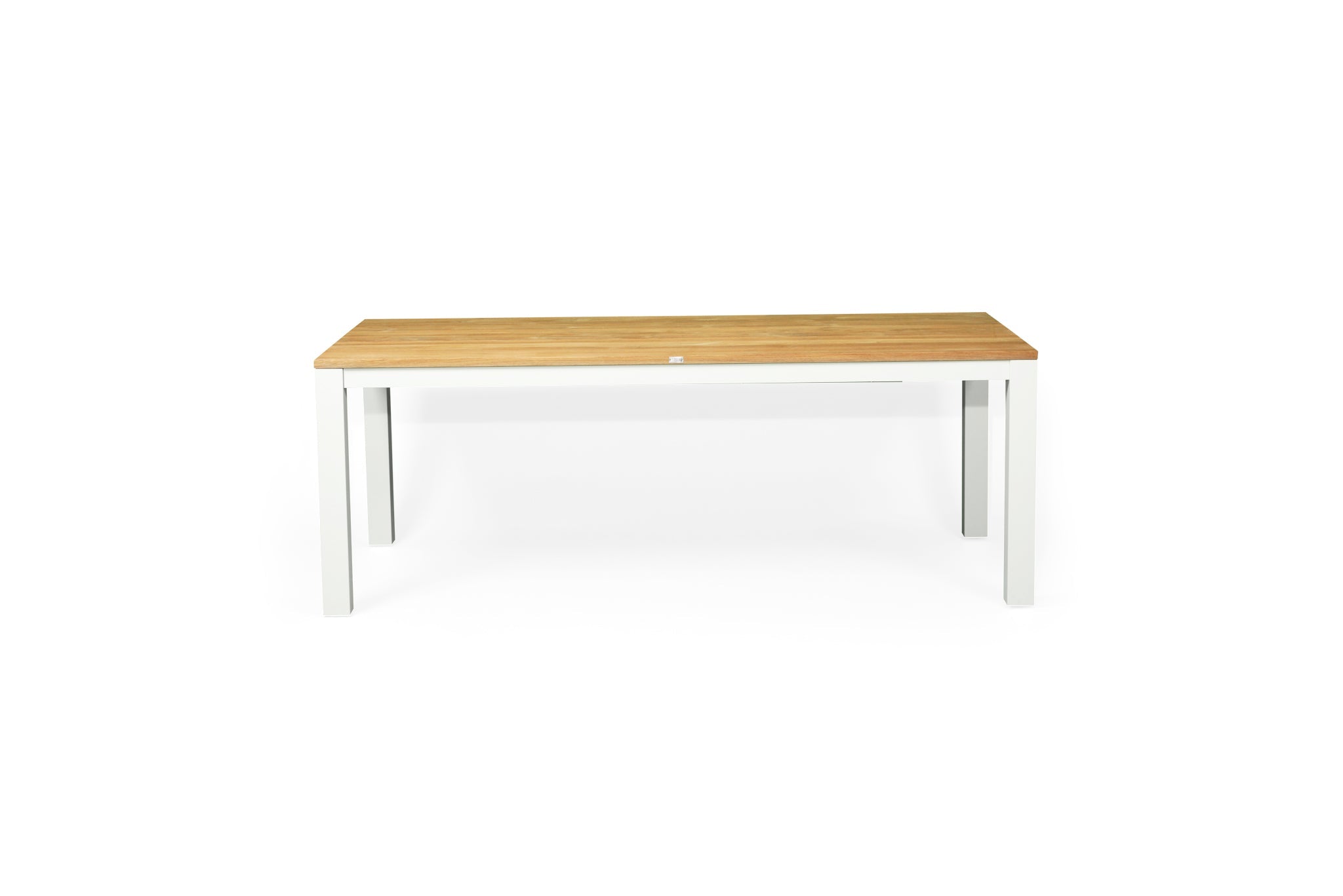 Rose Bay Outdoor Extension Table 3.1m – White Powder Coated Legs