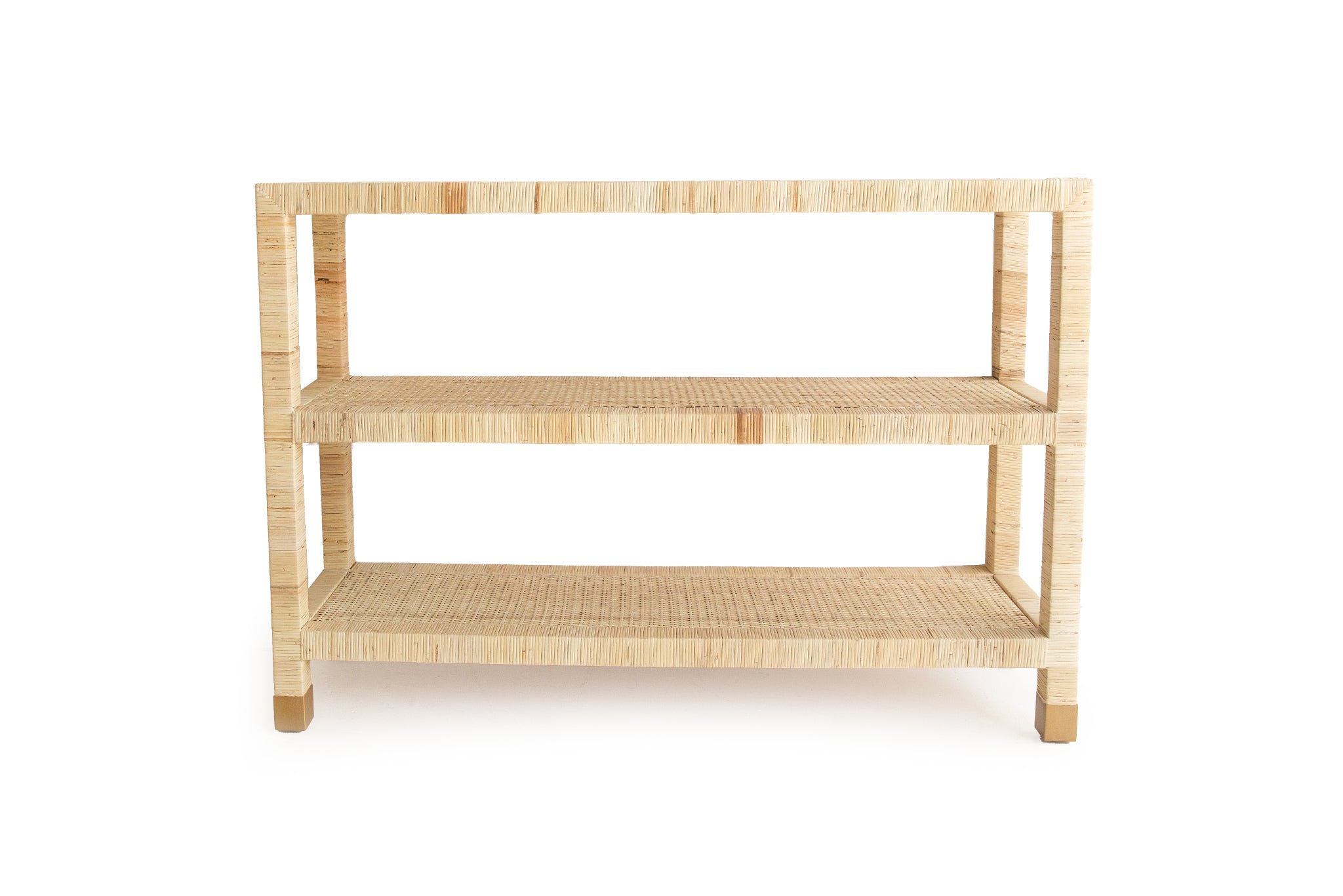 Southport Rattan & Timber Open Console Table