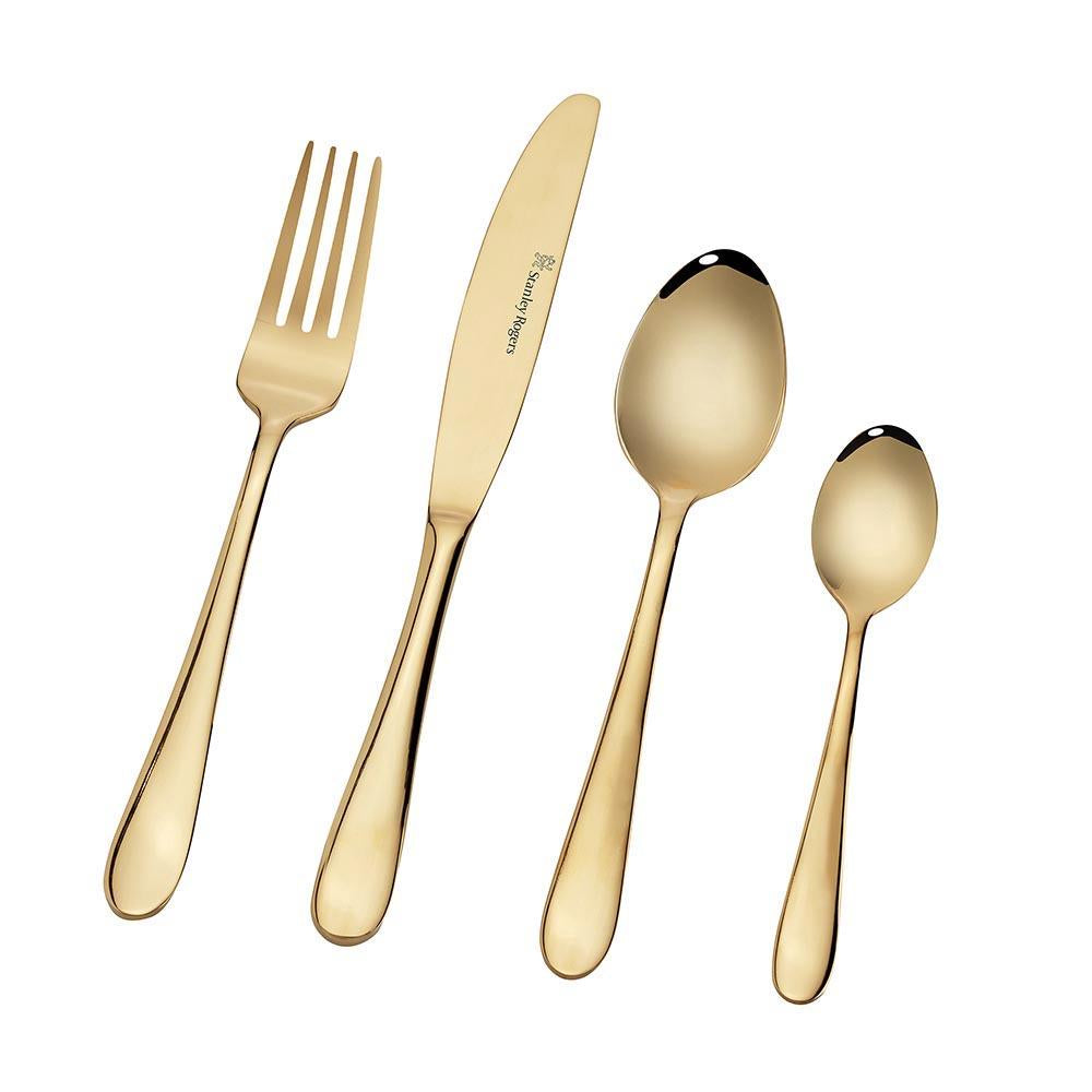 Stanley Rogers Albany Gold 24 Piece Cutlery Set 50864