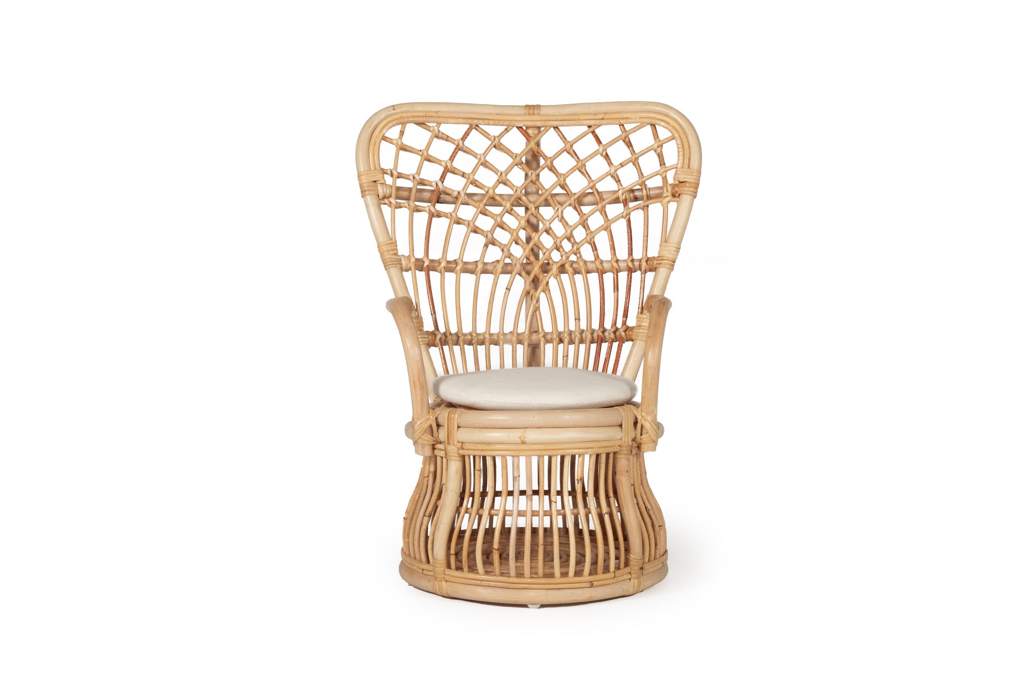 Throne Rattan Kids Chair