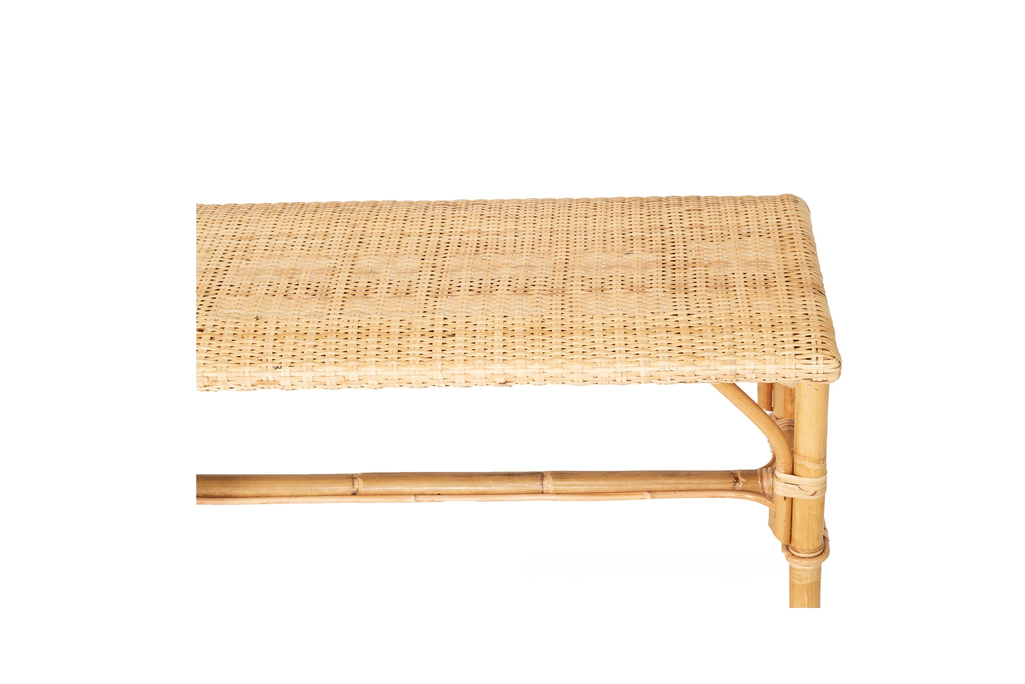 Williamstown Rattan Backless Bench – Natural