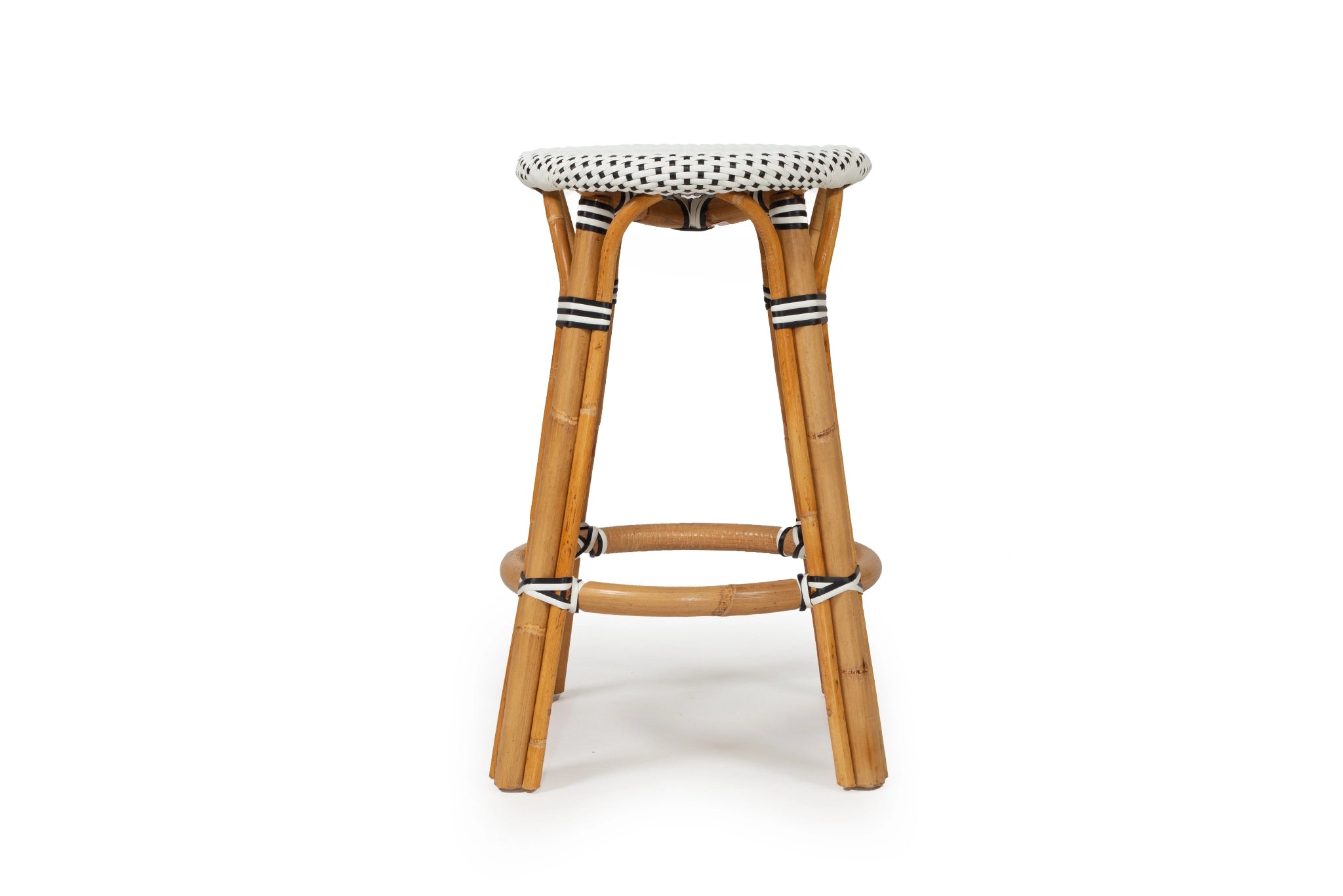Williamstown Rattan Backless Counter Stool – Black