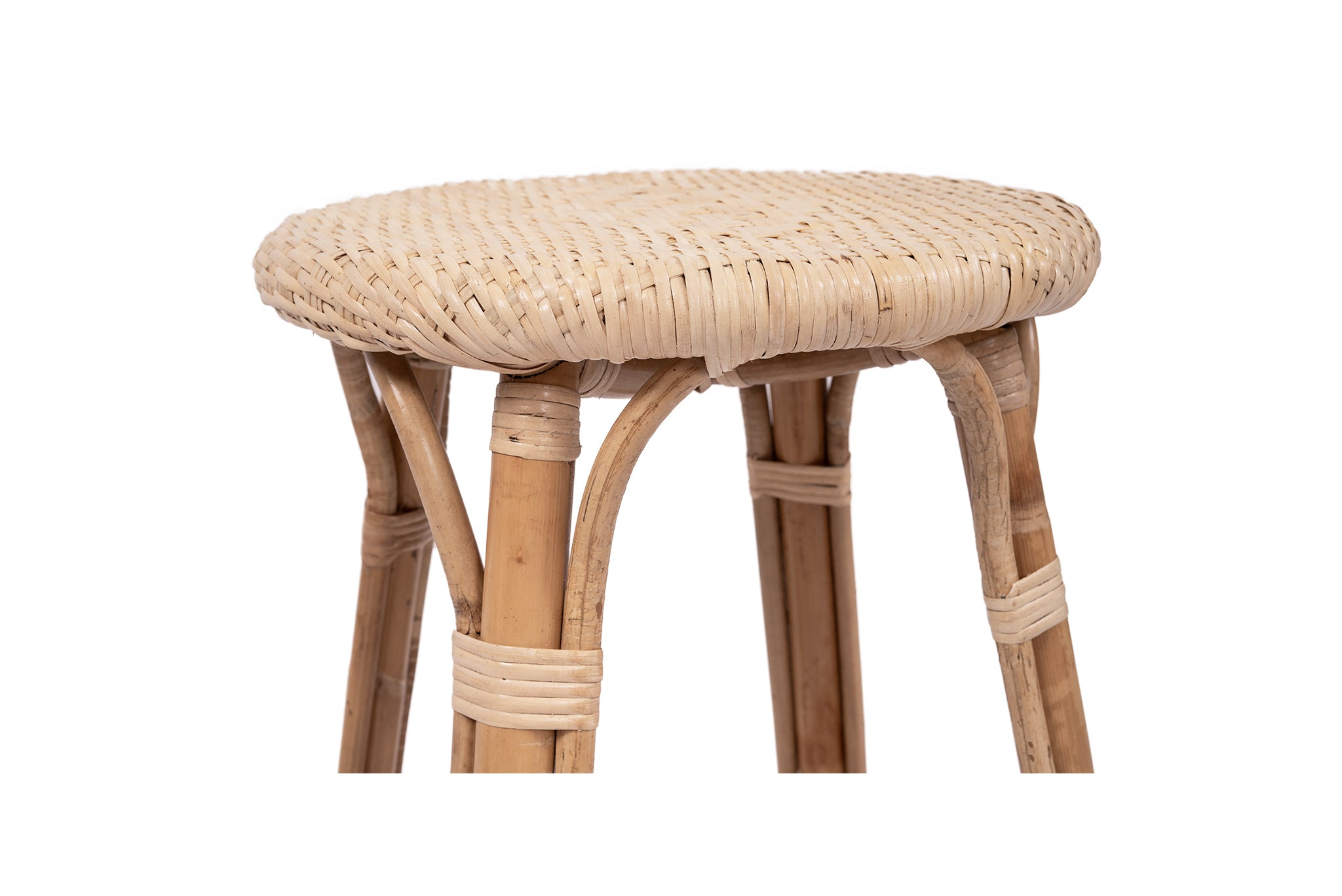 Williamstown Rattan Backless Counter Stool – Natural