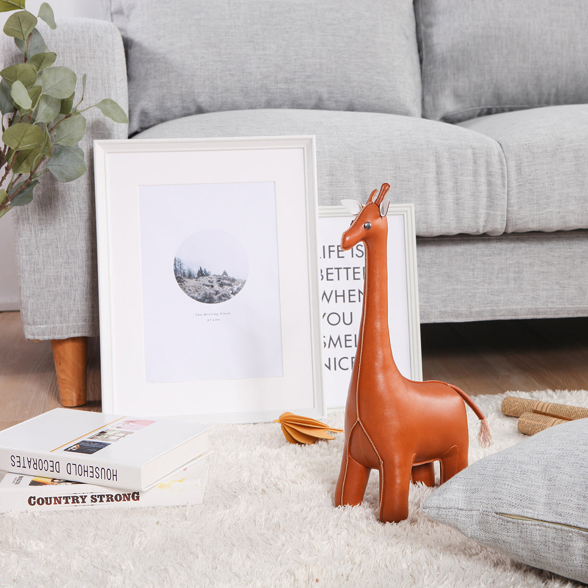 Zuny Doorstop Classic Giraffe Tan