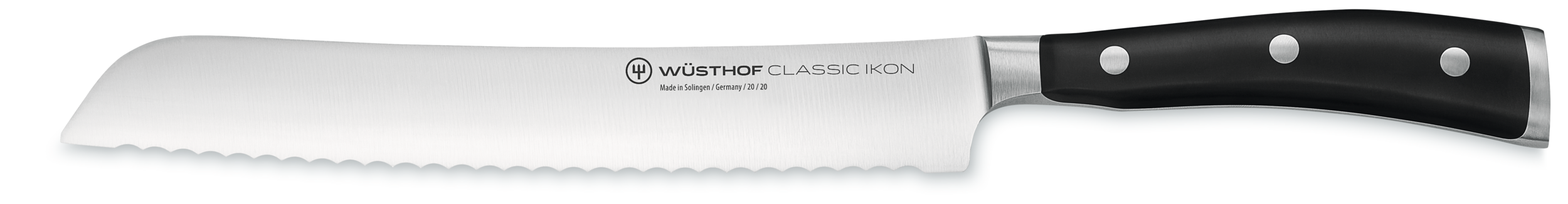 Wusthof Classic Ikon Black Bread Knife 20cm 1040331020