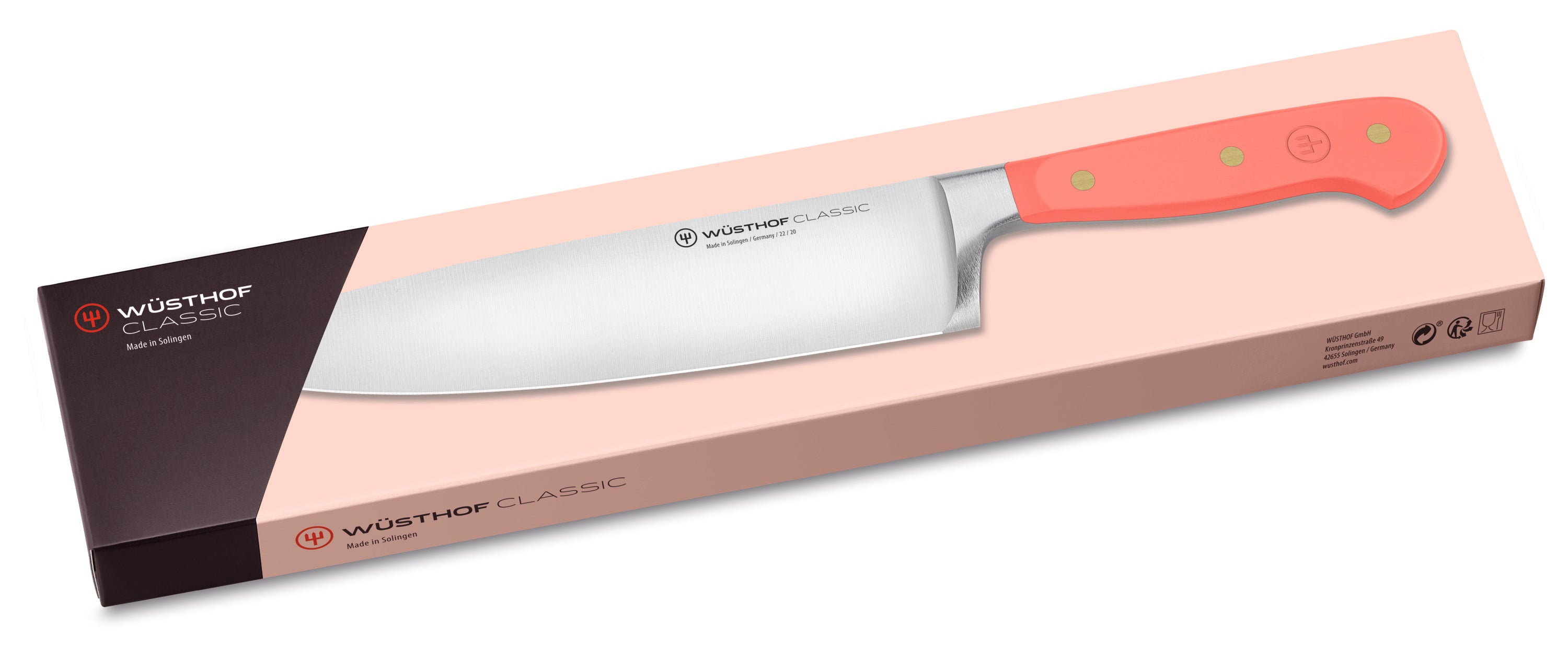 Wusthof Classic Colour Coral Peach Chef's Knife 20cm 1061700320W