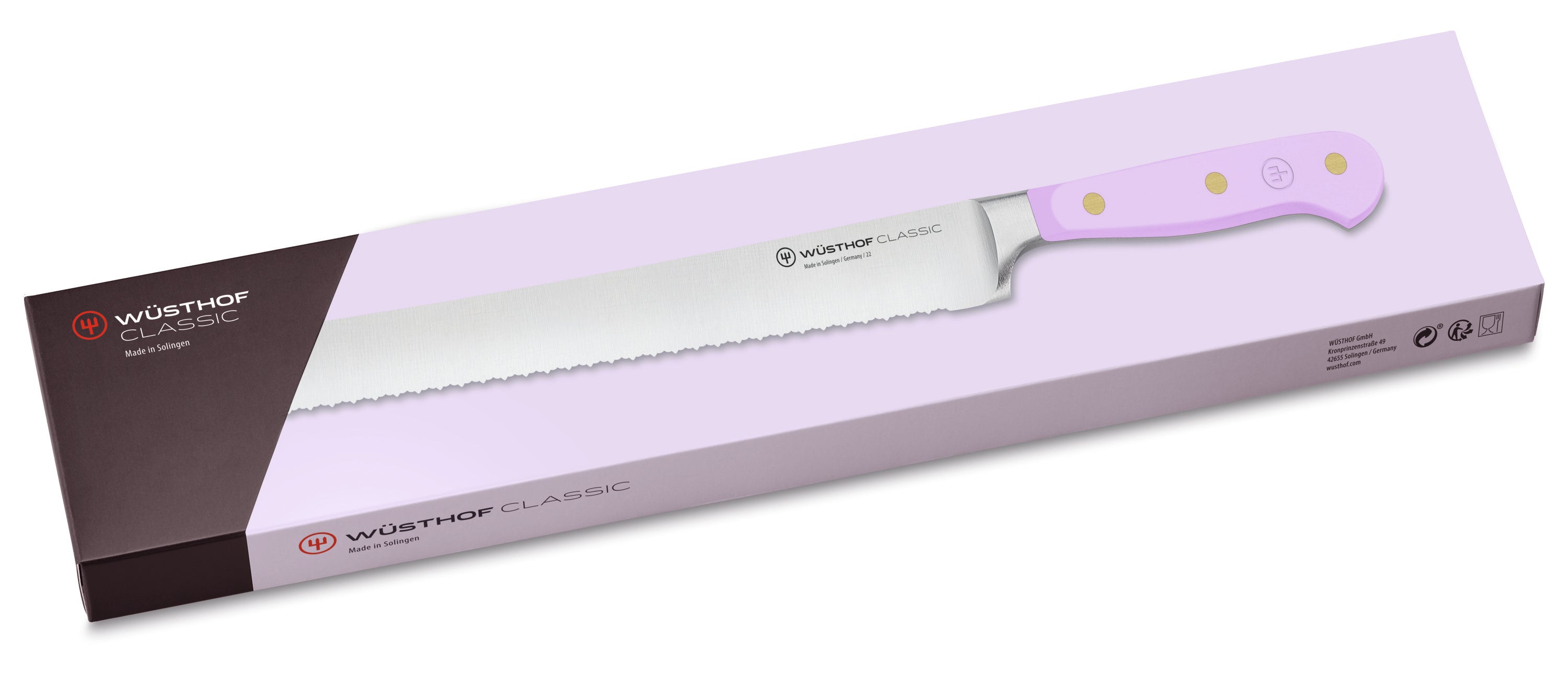Wusthof Classic Colour Purple Yam Double-Serrated Bread Knife 23cm 1061706223W