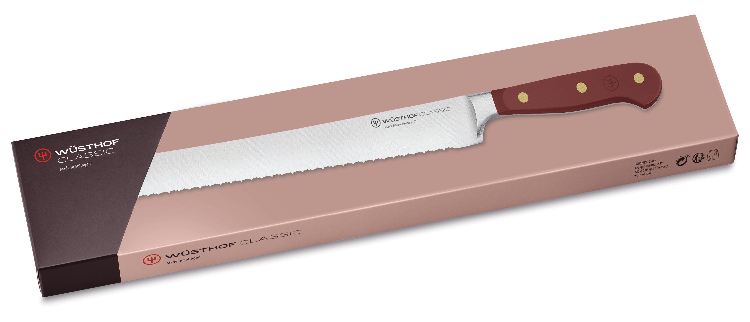 Wusthof Classic Colour Tasty Sumac Double-Serrated Bread Knife 23cm 1061706523W