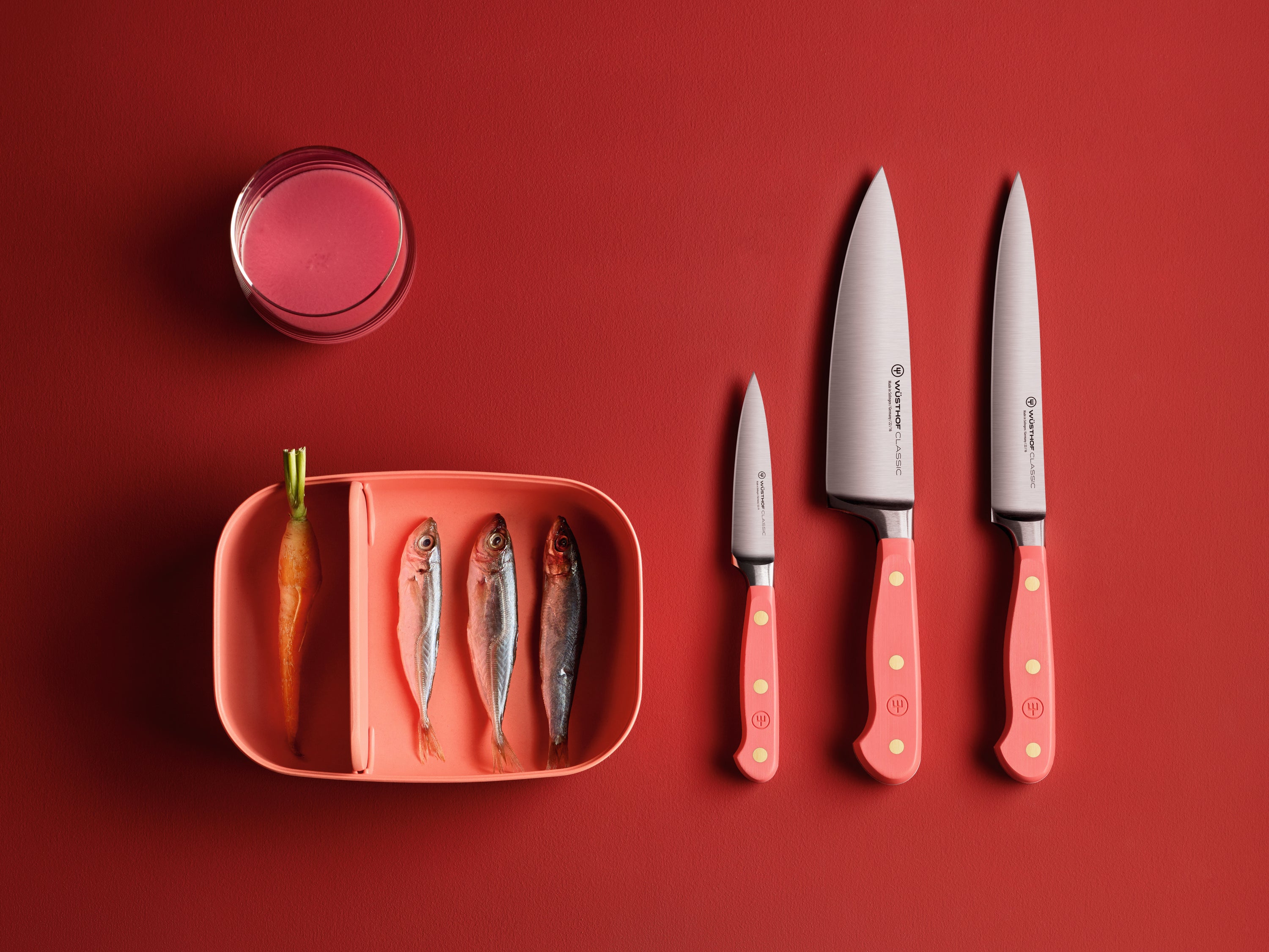 Wusthof Classic Colour Coral Peach Paring Knife 9cm 1061702309W