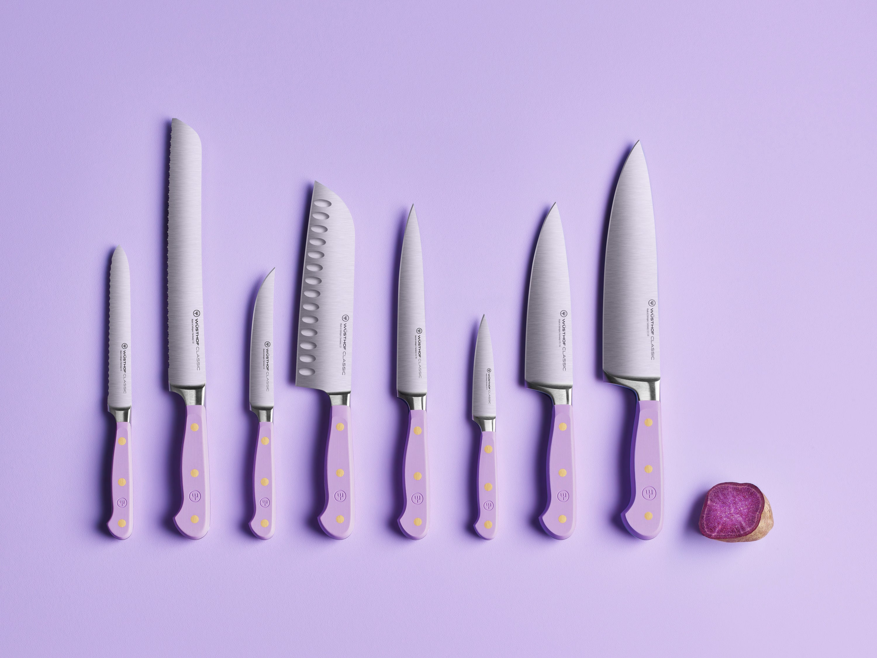 Wusthof Classic Colour Purple Yam Double-Serrated Bread Knife 23cm 1061706223W