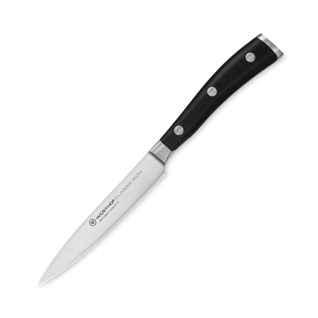 Wusthof Classic Ikon Black Utility Knife 12cm 1040330412