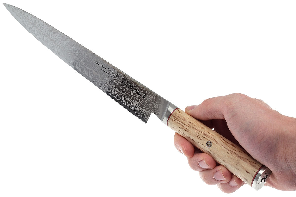 (SALE!) Miyabi Birchwood 5000MCD Sujihiki Slicing Knife 24cm 62507